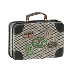 Maileg Metal Suitcase Travel off-white