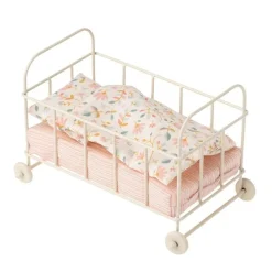 Maileg Micro Metal Baby Cot