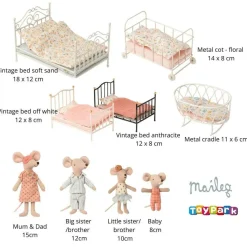 Maileg Micro Wagon Dusty Rose