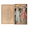 Maileg Mum And Dad Mice in Cigarbox