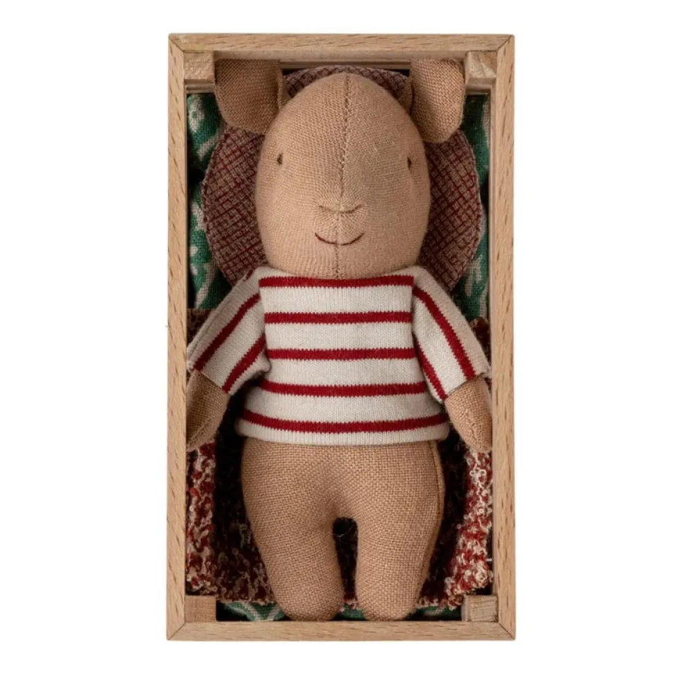 Maileg Pig in Box Baby Girl