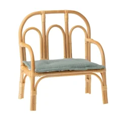 Maileg Rattan Bench Medium with cushion