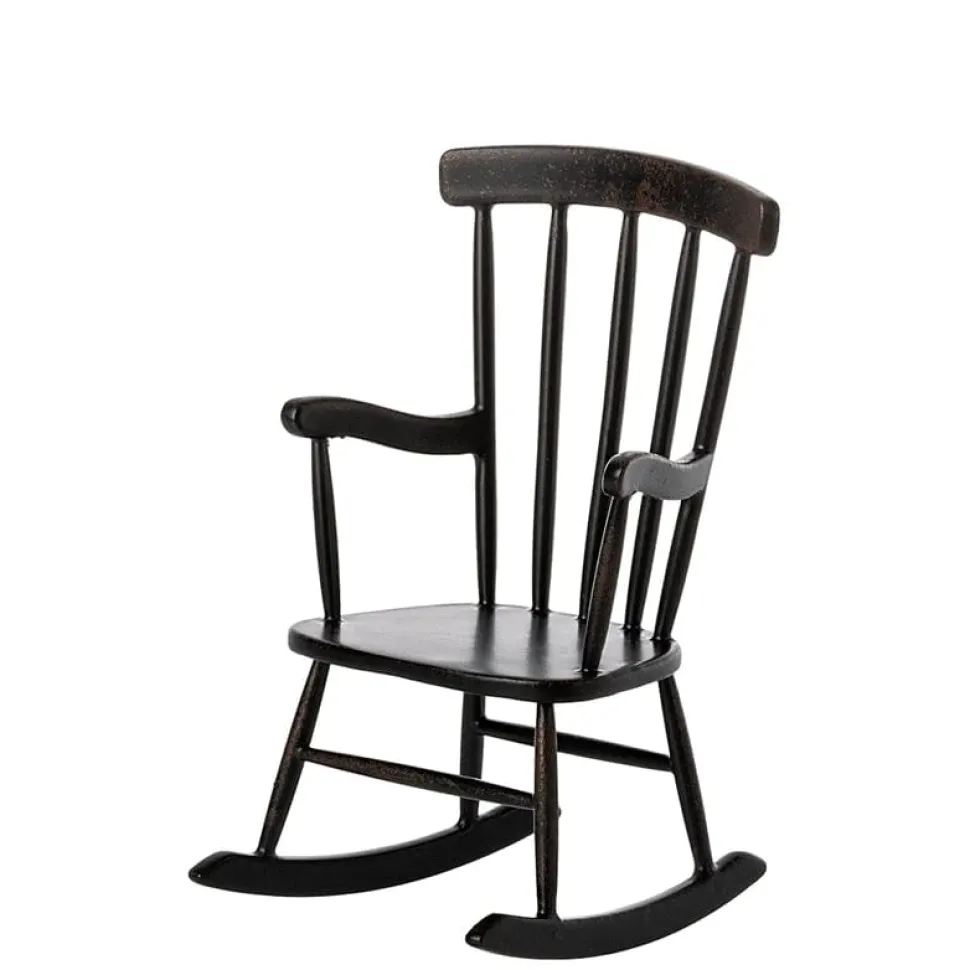 Maileg Rocking Chair Mouse Anthracite