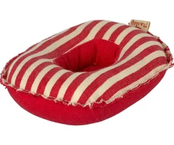 Maileg Rubber Boat Small Mouse Red Stripe