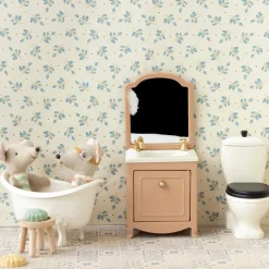 Maileg Sink Dresser Mouse mint