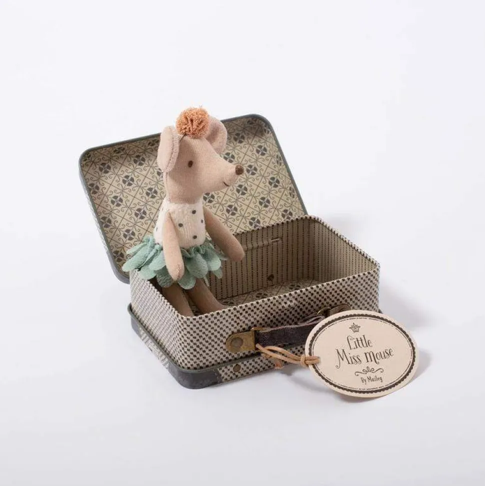 Maileg Suitcase Metal Little Miss Mouse