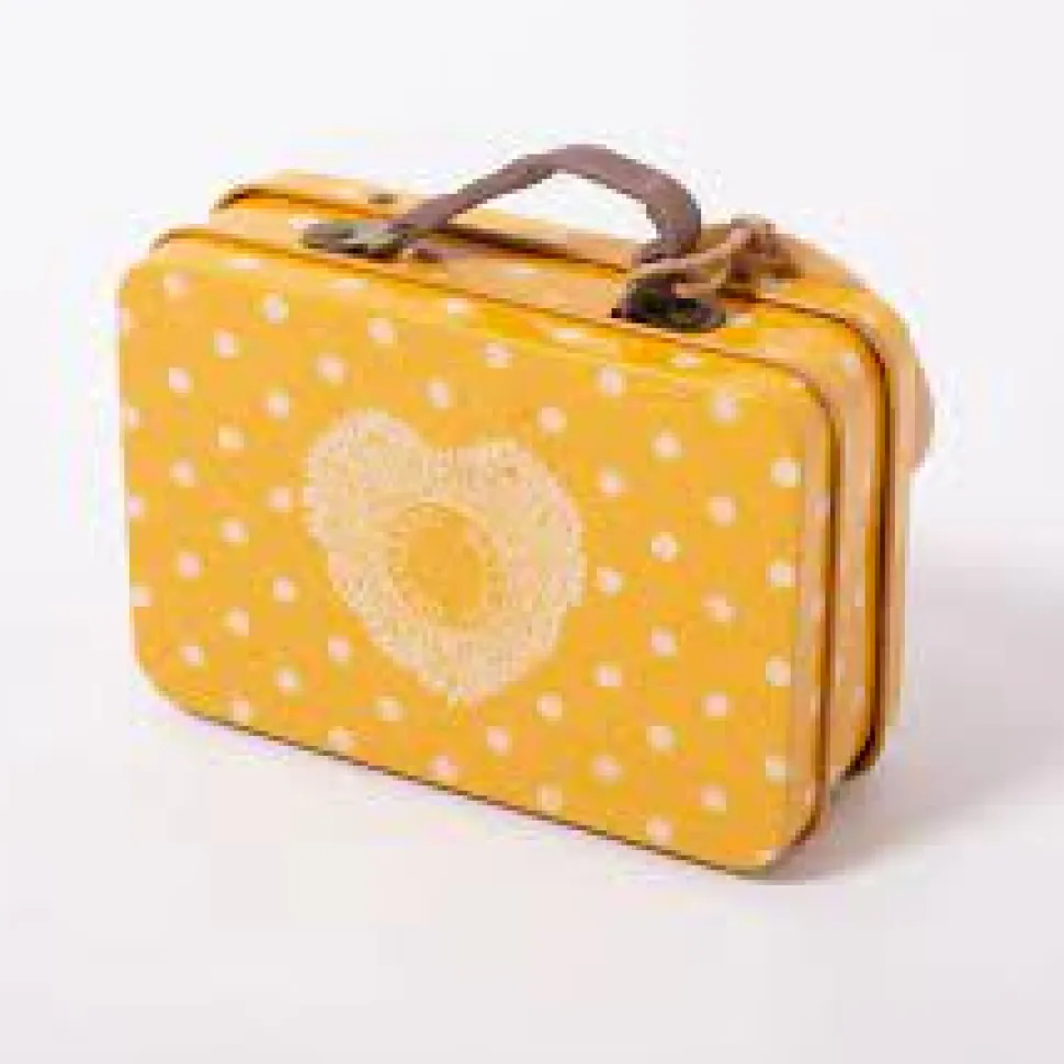 Maileg Suitcase Yellow Dot