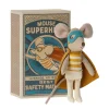 Maileg Super Hero Mouse in Matchbox
