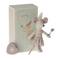 Maileg Tooth Fairy Mouse Little Sister in box