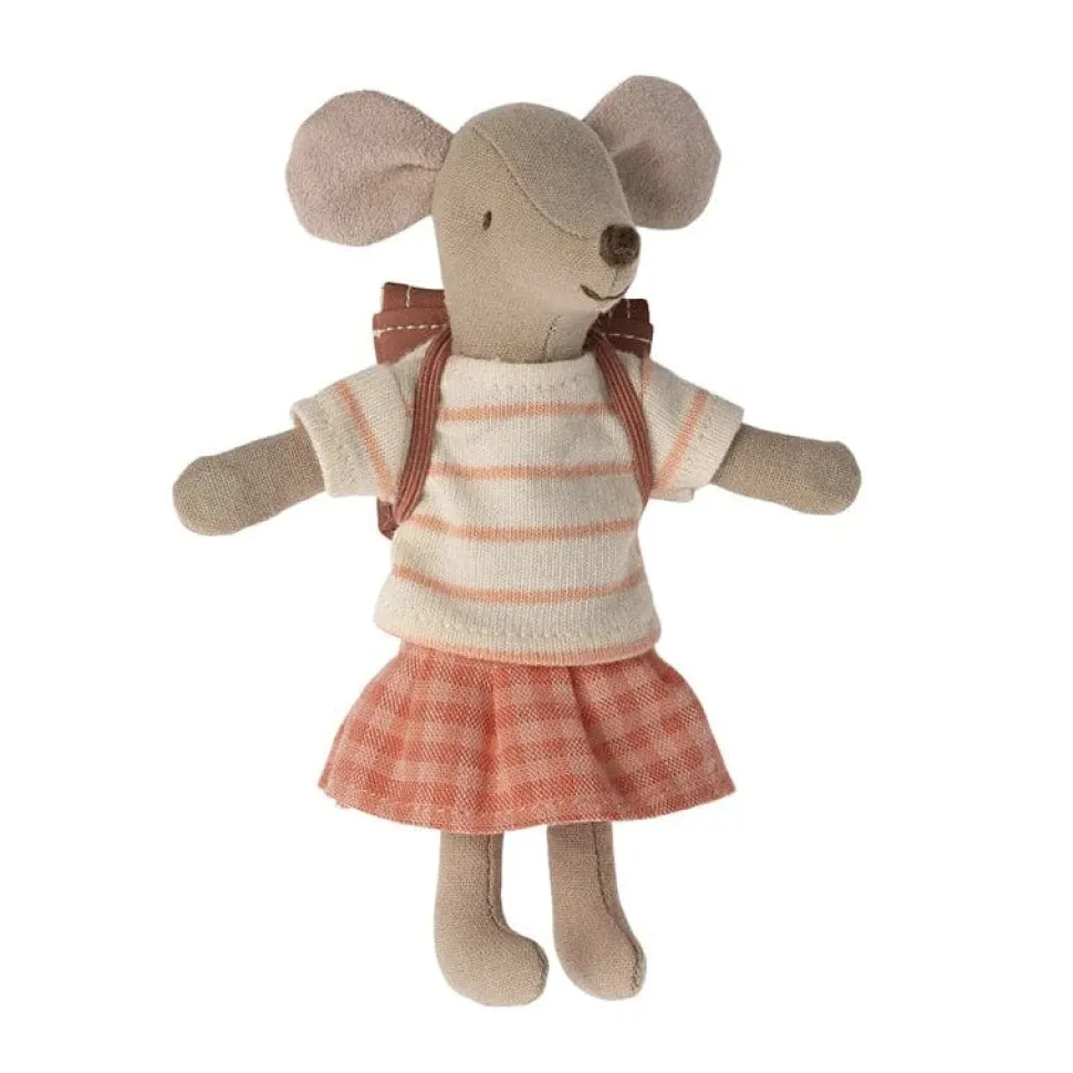 Maileg Tricycle Mouse Big Sister Coral 2024
