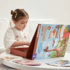 mierEdu All About - Dinosaurs Encyclopedia Magnetic Puzzle