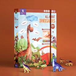 mierEdu All About - Dinosaurs Encyclopedia Magnetic Puzzle