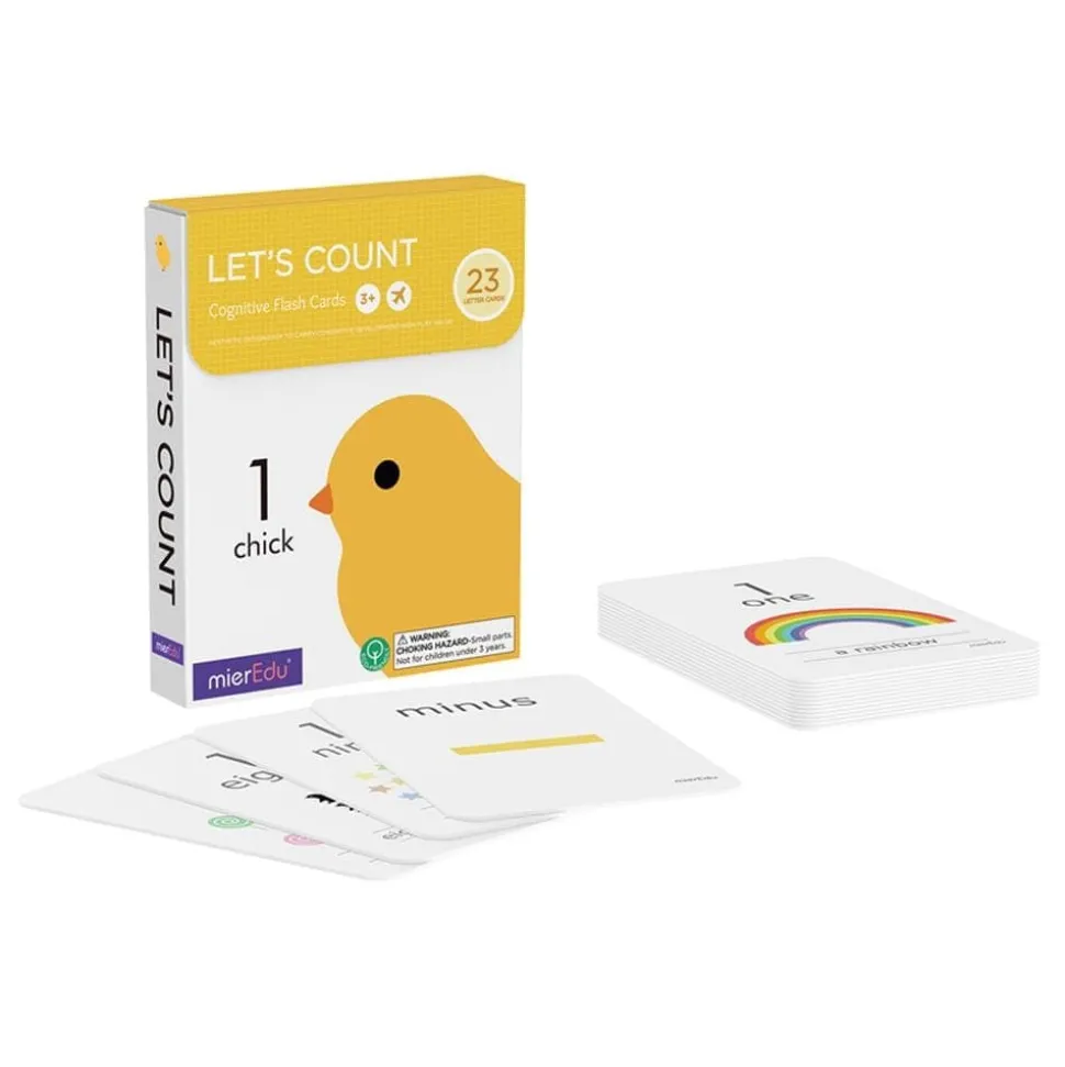 mierEdu Cognitive Flash Cards - Let's Count