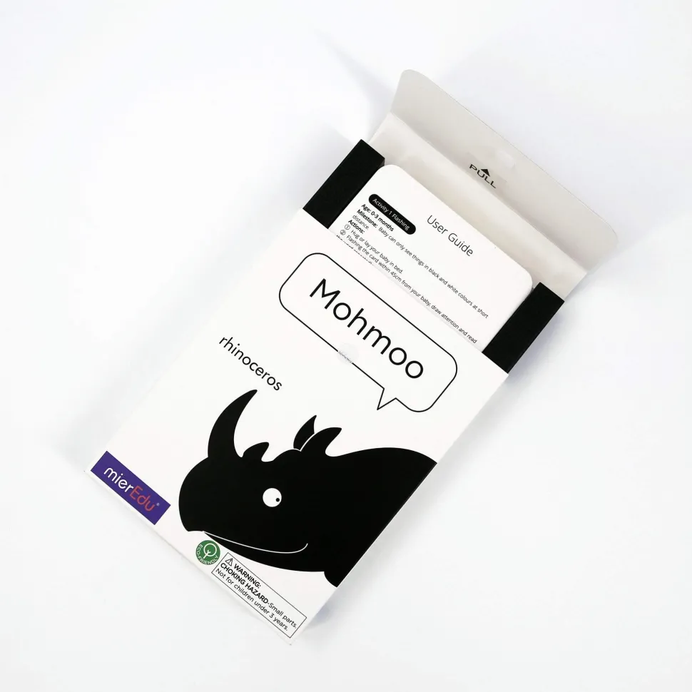 mierEdu Cognitive Flash Cards - Black & White
