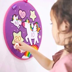 mierEdu Dartboard Game - Magic Unicorn