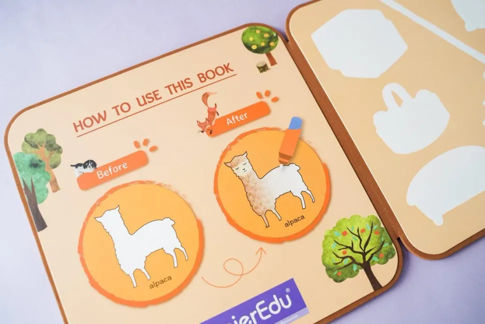 mierEdu Doodle Book - Farm Animals