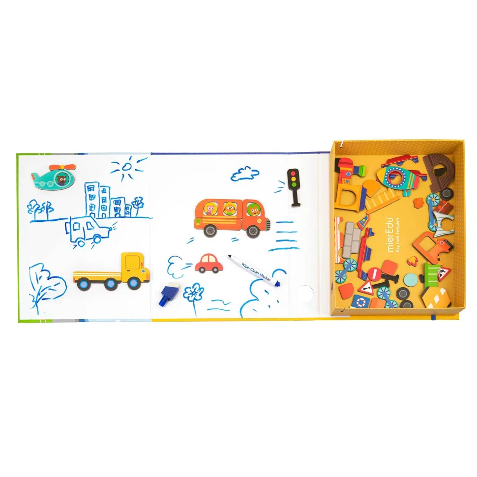 mierEdu Magnetic Art Case - Vehicles