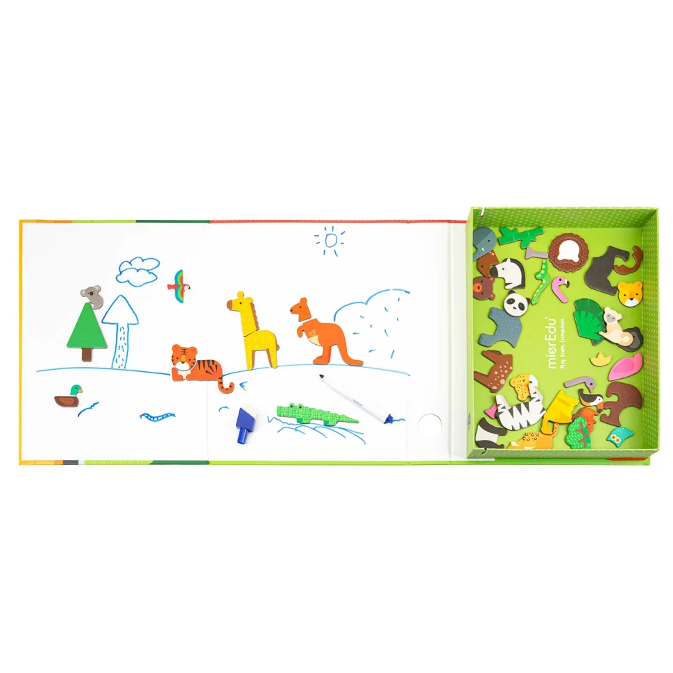 mierEdu Magnetic Art Case - Animal World