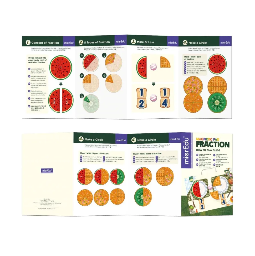 mierEdu Magnetic Pad - Fraction