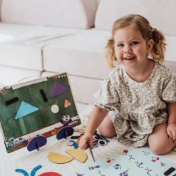 mierEdu Magnetic Pad - Shapes Puzzle