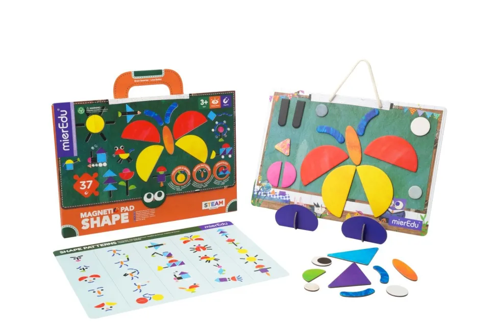 mierEdu Magnetic Pad - Shapes Puzzle