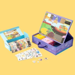mierEdu Magnetic Puzzle Play Kit - My Community