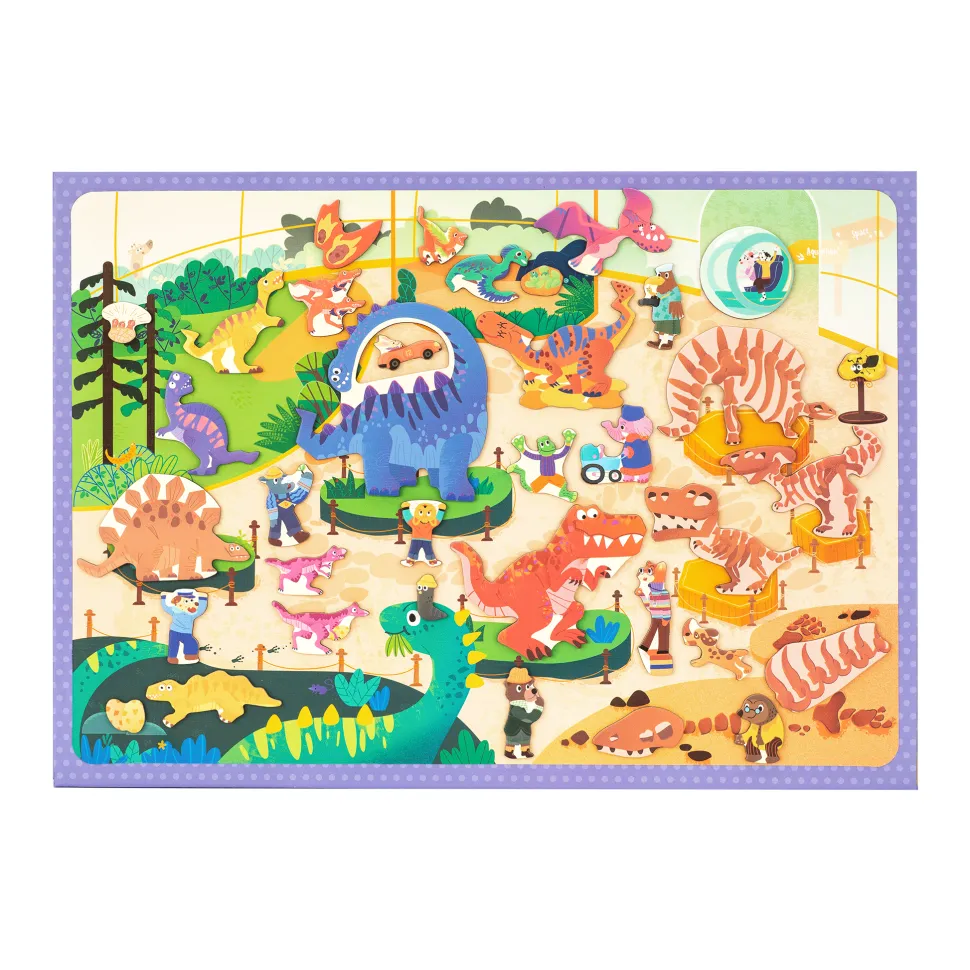 mierEdu Magnetic Puzzle Play Kit - My Museum