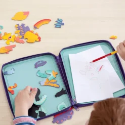 mierEdu Puzzle & Draw Magnetic Kit - Crazy Monsters