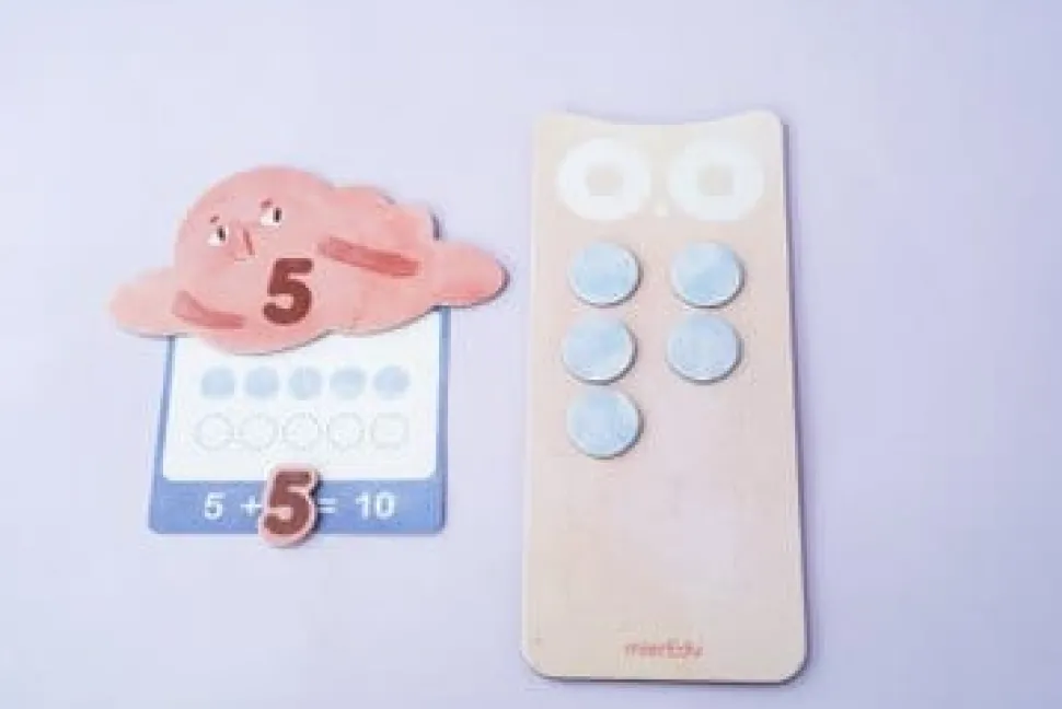 mierEdu Rain Drop Ten Frame Board