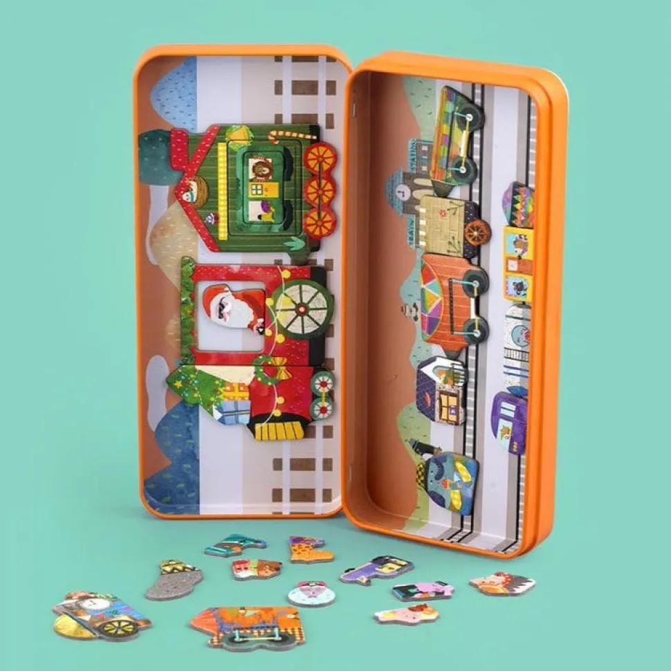 mierEdu Travel Magnetic Box - Trains