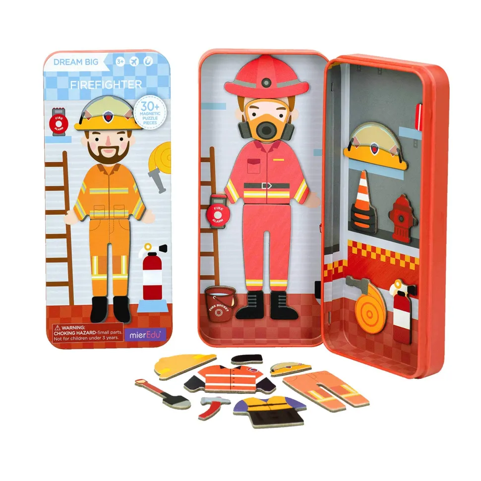 mierEdu Travel Puzzle Box- Firefighter