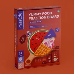 mierEdu Yummy Food Fraction Board