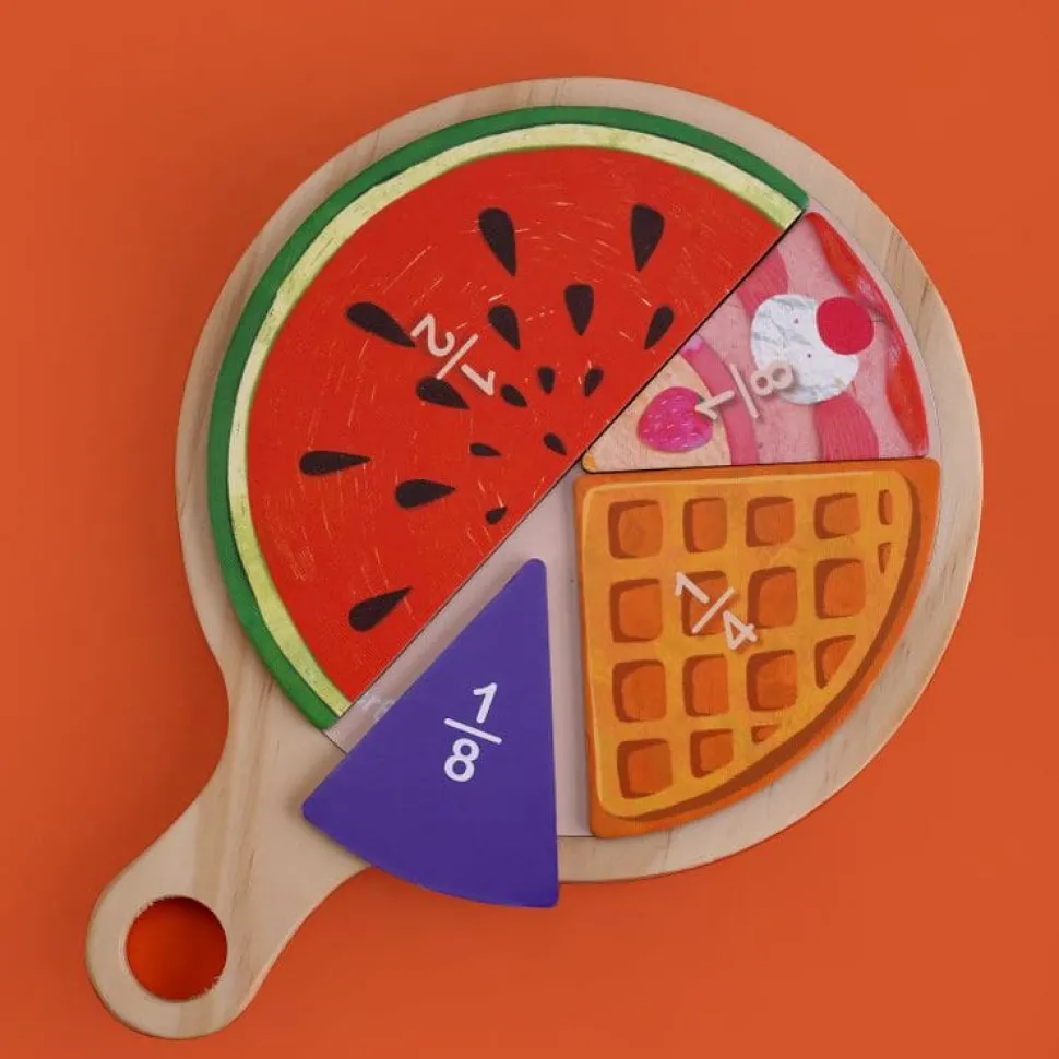 mierEdu Yummy Food Fraction Board