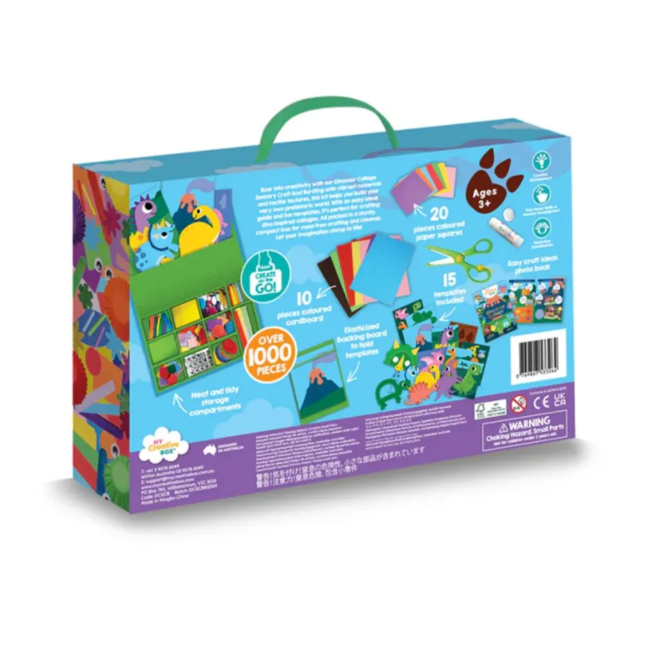 My Creative Box Dinosaur Collage Sensory Craft Box