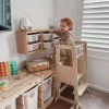 My Duckling Adjustable Learning Tower 2 in 1 –Natural