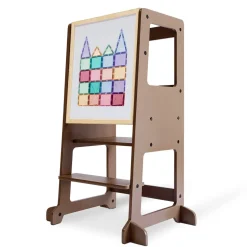 My Duckling Adjustable Learning Tower 2 in 1 –Walnut