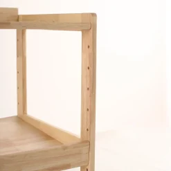 My Duckling Adjustable Solid Wood 3 Layer Storage Shelf