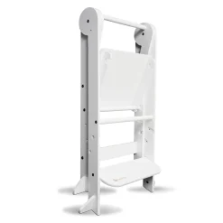 My Duckling Deluxe Folding Adjustable Learning Tower - White