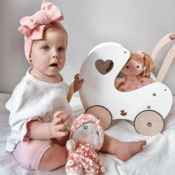 My Duckling Isla Doll Pram Walker - White