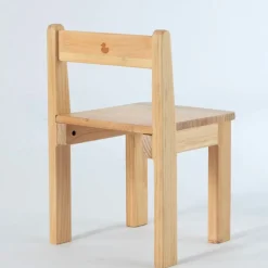 My Duckling Kids Stackable Study Chair - Pinewood