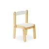 My Duckling Montessori Kids Wooden Chair - White/Natural