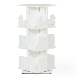 My Duckling Montessori Rotating Bookcase - White