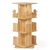 My Duckling Montessori Rotating Bookcase - Natural