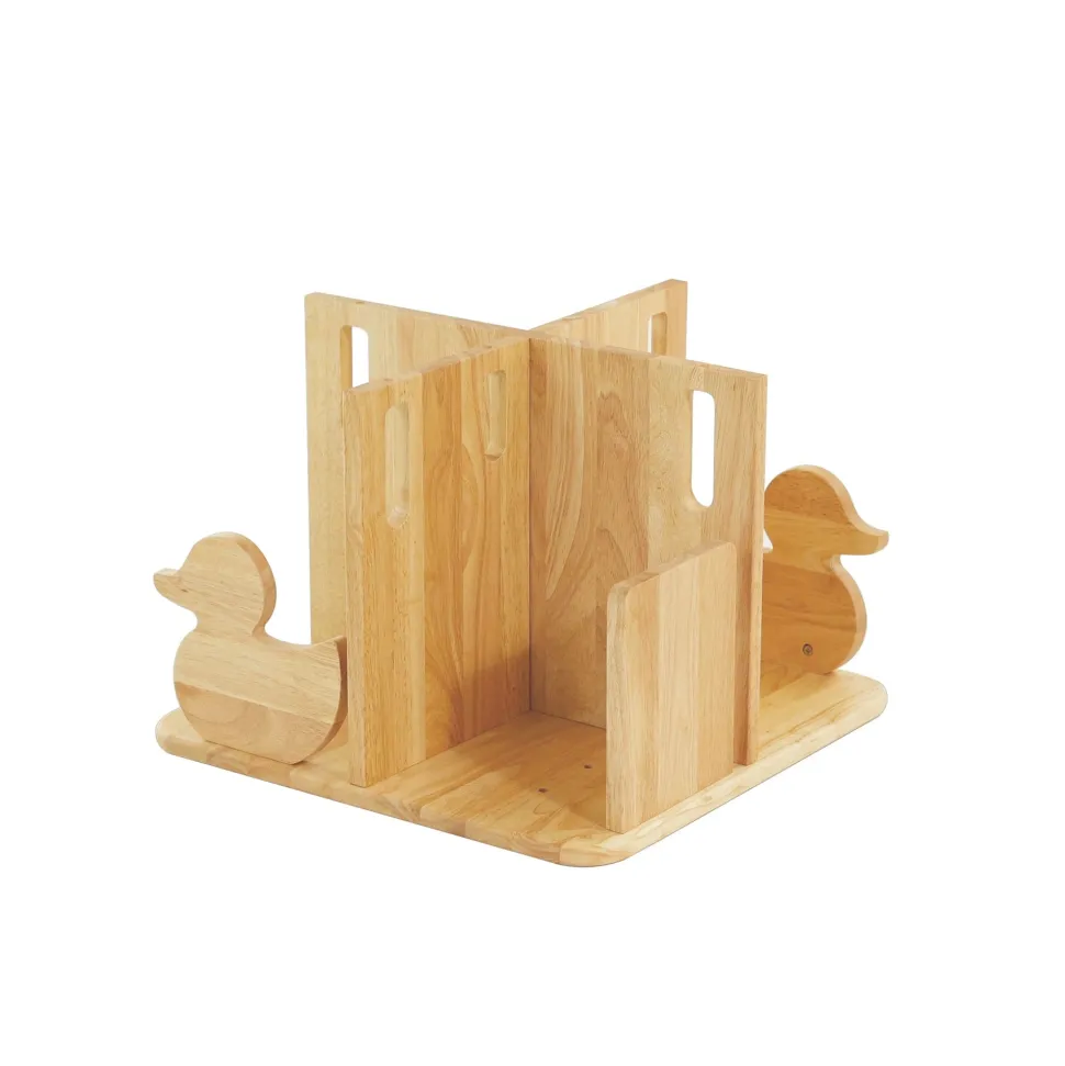 My Duckling Montessori Rotating Bookcase Addon Layer - Natural