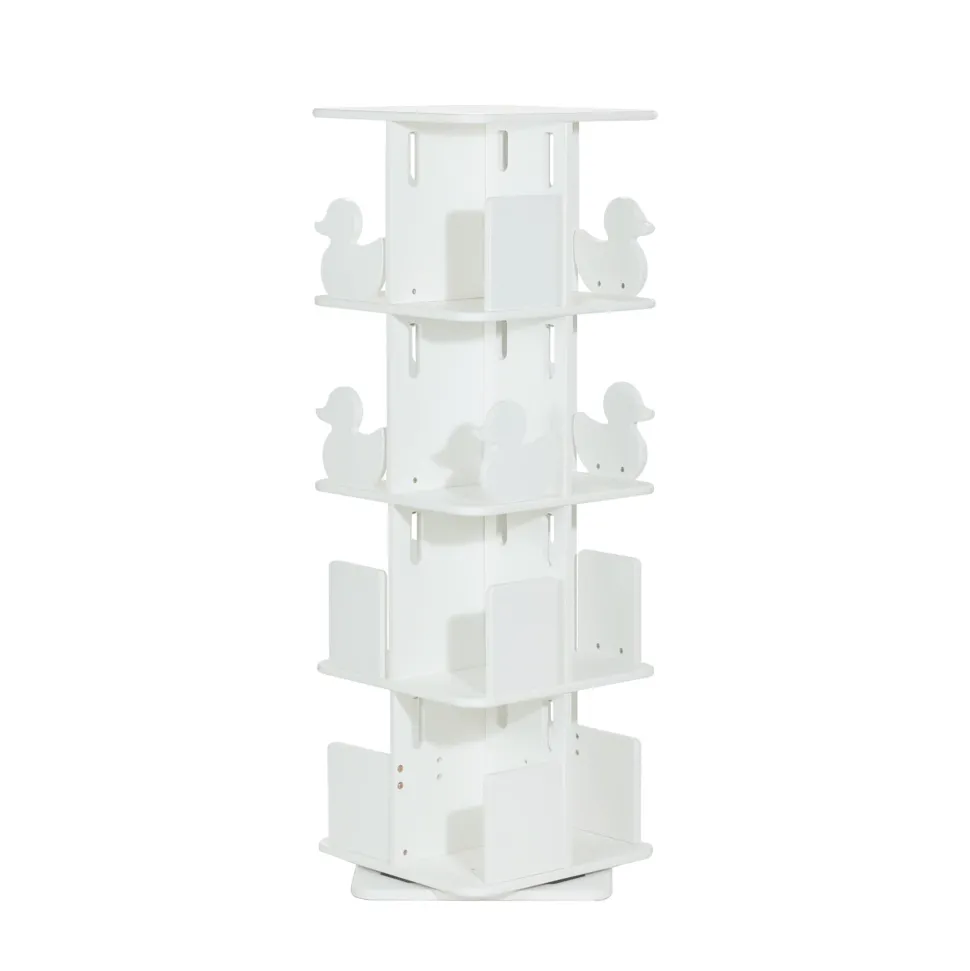 My Duckling Montessori Rotating Bookcase Addon Layer - White