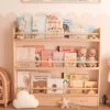 My Duckling NALA 3 Tier Adjustable Solid Wood Bookshelf