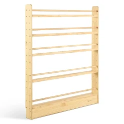 My Duckling NALA 5 Tier Adjustable Solid Wood Bookshelf