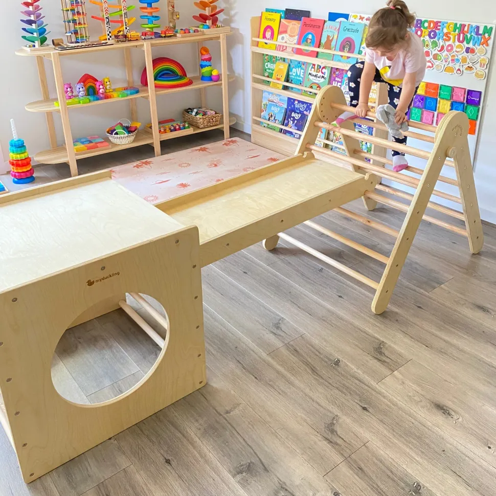 My Duckling Pikler Play Set (Cube+Ramp)