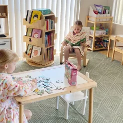 My Duckling Revolving Solid Wood Bookcase
