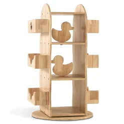 My Duckling Revolving Solid Wood Bookcase